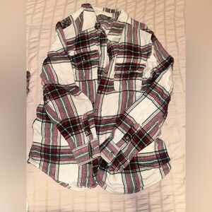 Natural Reflections Christmas Festive Plaid Shirt